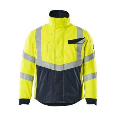 Winterjacke MULTISAFE, hi-vis Gelb/Schwarzblau, Größe S