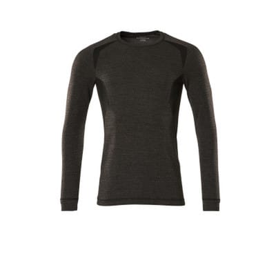 Funktionsunterhemd CROSSOVER, Dunkelanthrazit/Schwarz, Größe 4XL