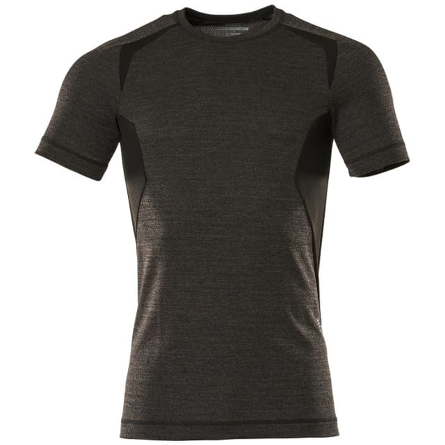 Funktionsunterhemd, Kurzarm CROSSOVER, Dunkelanthrazit/Schwarz, Größe 4XL