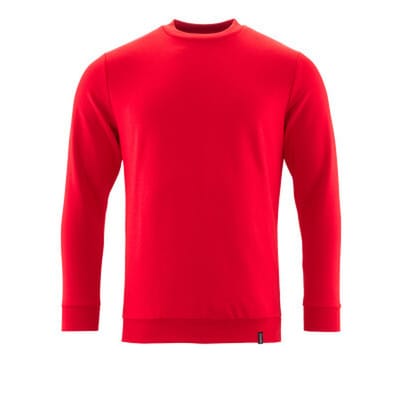 Sweatshirt CROSSOVER, Verkehrsrot, Größe XL-ONE