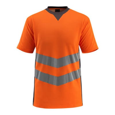 Sandwell T-Shirt SAFE SUPREME, hi-vis Orange/Dunkelanthrazit, Größe 3XL