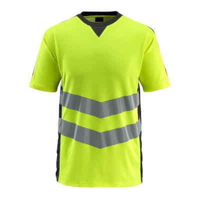 Sandwell T-Shirt SAFE SUPREME, hi-vis Gelb/Schwarz, Größe M