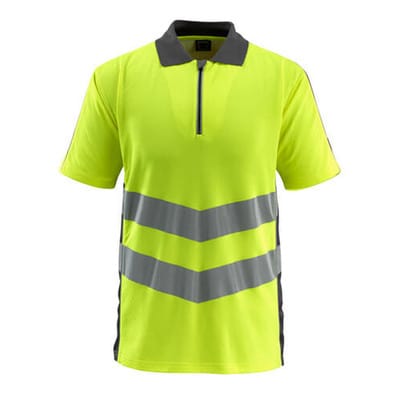 Murton Polo-Shirt SAFE SUPREME, hi-vis Gelb/Dunkelanthrazit, Größe 3XL