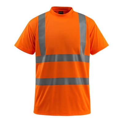 T-Shirt SAFE LIGHT, hi-vis Orange, Größe 4XL