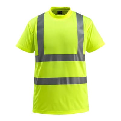 T-Shirt SAFE LIGHT, hi-vis Gelb, Größe S