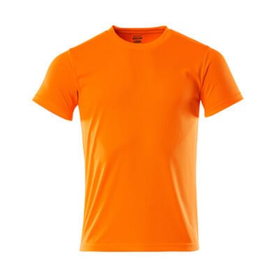 T-Shirt CROSSOVER, hi-vis Orange, Größe M
