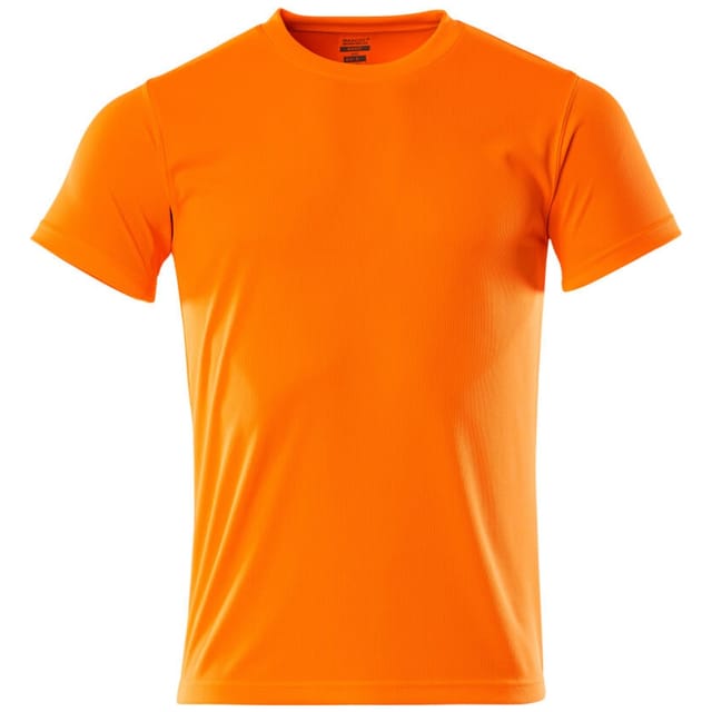 T-Shirt CROSSOVER, hi-vis Orange, Größe XL