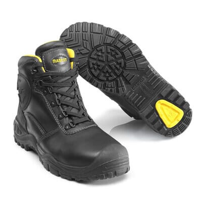 Sicherheitsstiefel FOOTWEAR INDUSTRY, Schwarz/Gelb, Größe 1147
