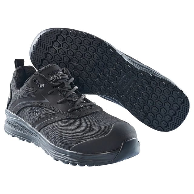 Sicherheitshalbschuh FOOTWEAR CARBON, Schwarz/Schwarz, Größe 1045