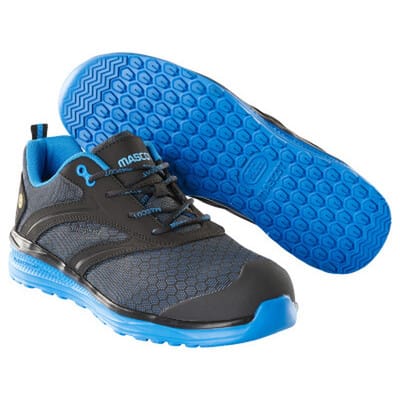 Sicherheitshalbschuh FOOTWEAR CARBON, Schwarz/Kornblau, Größe 1047