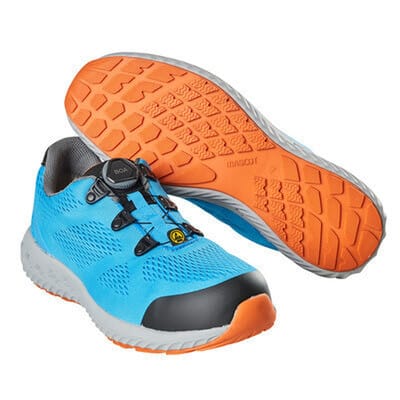 Sicherheitshalbschuh FOOTWEAR MOVE, Türkisblau, Größe 1048