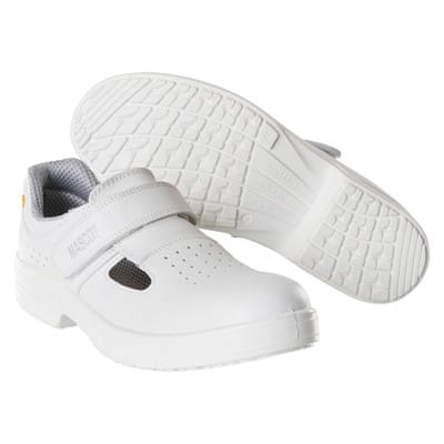 Sicherheitssandale FOOTWEAR CLEAR, Weiß, Größe 1042