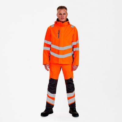 Safety Shelljacke, orange/anthrazit grau, Gr. XL