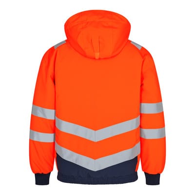 Safety Pilotjacke, orange/blue ink, Gr. XL