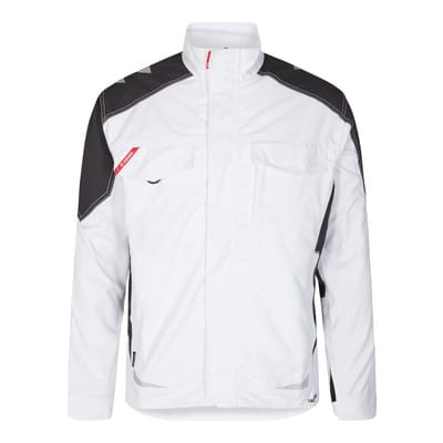 Galaxy Arbeitsjacke, weiss/anthrazit grau, Gr. L