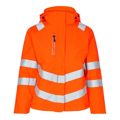 Safety Damen Winterjacke, orange, Gr. S