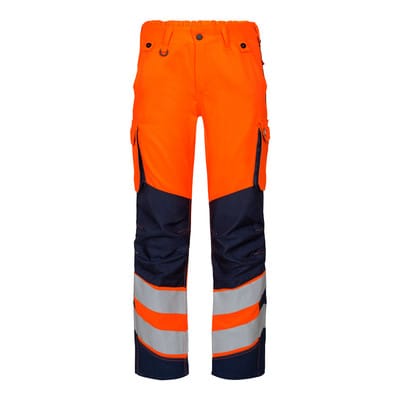 Safety Light Damenhose, orange/blue ink, Gr. 36