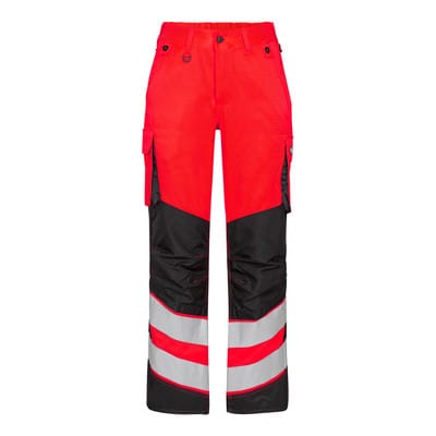 Safety Light Damenhose, rot/schwarz, Gr. 42