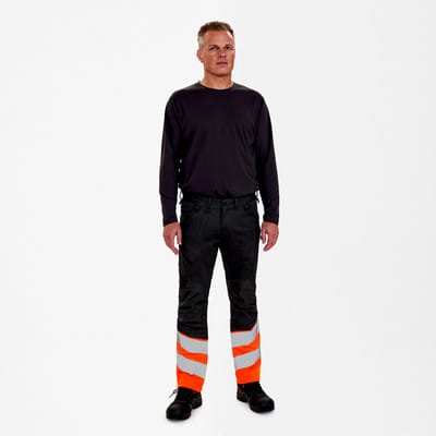 Safety Hose, anthrazit grau/orange, Gr. 46