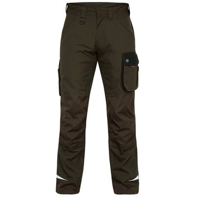 Galaxy Arbeitshose, forest green/schwarz, Gr. 56