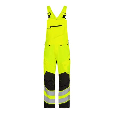 Safety Latzhose, gelb/schwarz, Gr. 54