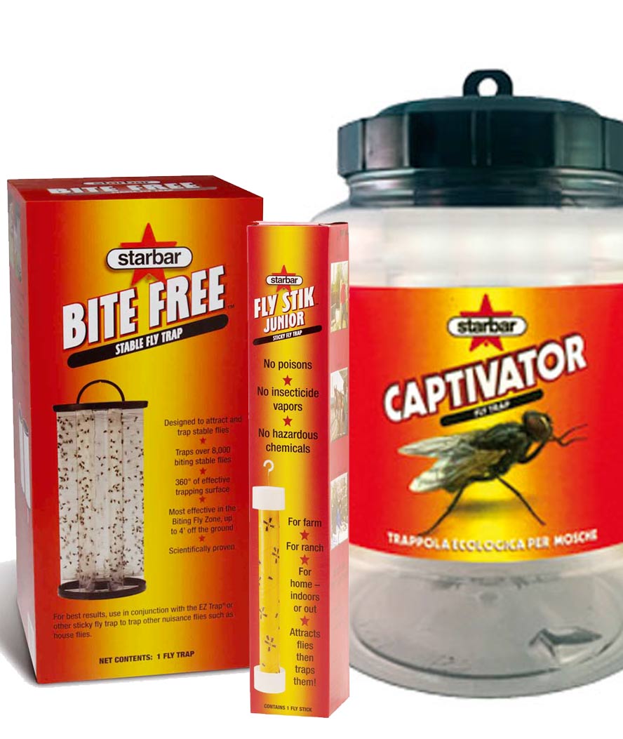 5 Fänger Più 5 Beisser Frei Più 5 Fliegenstich: Fluginsektenbekämpfungskit Innen Più Externe Stabilfangkappe Captivator Più Bissfrei Più Fliegenschreck