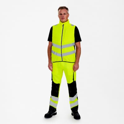 Safety Stepp-Innenweste, gelb/schwarz, Gr. L