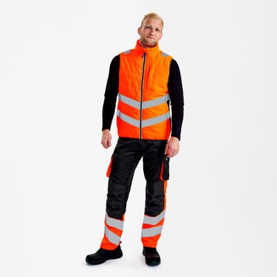 Safety Stepp-Innenweste, orange/anthrazit grau, Gr. M
