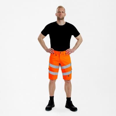 Safety Shorts, orange/blue ink, Gr. 54