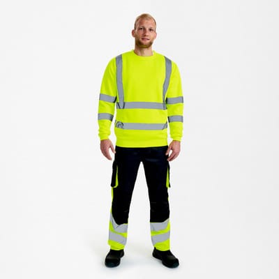 Safety Sweatshirt, gelb, Gr. L