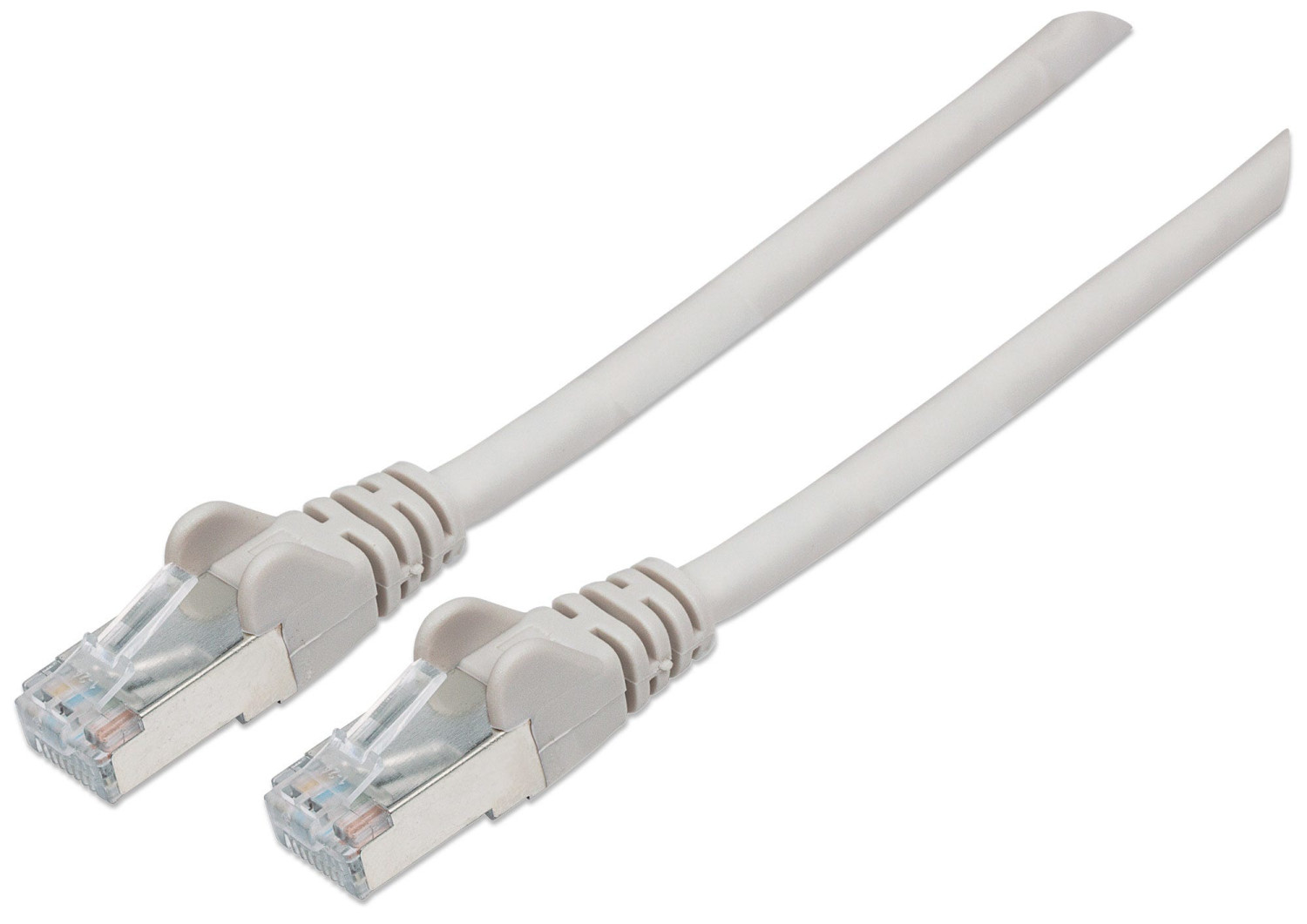 Intellinet Premium Netzwerkkabel, Cat6, S/ftp, 100% Kupfer, Cat6-zertifiziert, Ls0h, Rj45-stecker/rj45-stecker, 10,0 M, Grau