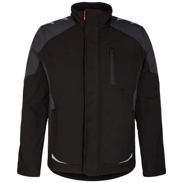 Galaxy Softshelljacke, schwarz/anthrazit grau, Gr. 3XL