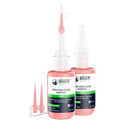 High Precision Marker fluoreszierender Sicherungslack, neonrot