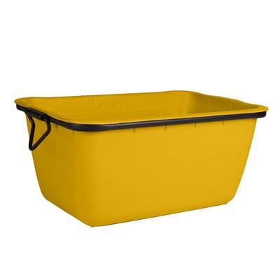 Mörtelkübel 200 L, gelb, kranbar