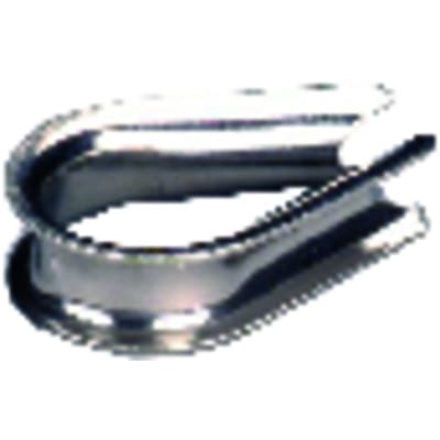 Kausche, ähnlich DIN 6899, Form B, Edelstahl 1.4401 3,0mm