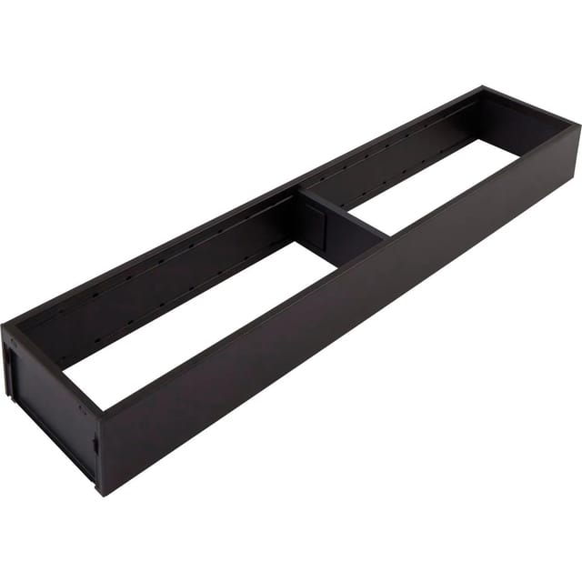 AMBIA-LINE Rahmen, für LEGRABOX/MERIVOBOX Schubkasten, Stahl, NL=550 mm, Breite=100 mm, carbonschwarz matt