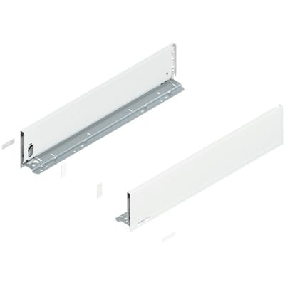 LEGRABOX Zarge, Höhe K (128.5 mm), NL=600 mm, links/rechts, für LEGRABOX pure, seidenweiss matt