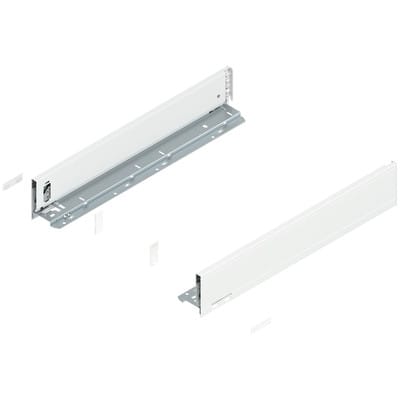 LEGRABOX Zarge, Höhe M (90.5 mm), NL=500 mm, links/rechts, für LEGRABOX pure, seidenweiss matt