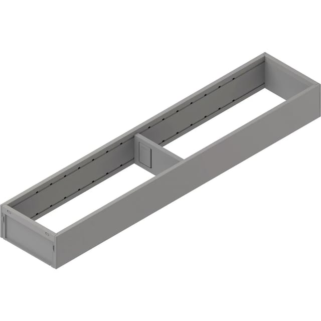 AMBIA-LINE Rahmen, für LEGRABOX/MERIVOBOX Schubkasten, Stahl, NL=500 mm, Breite=100 mm, indiumgrau matt