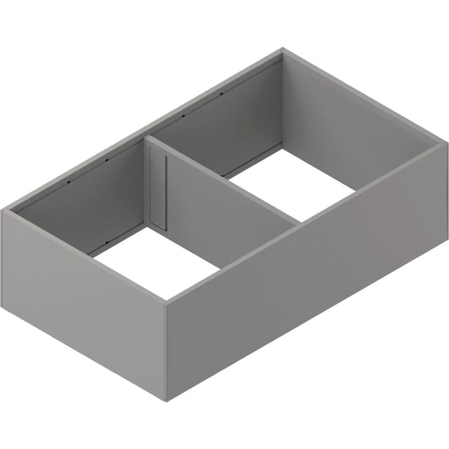 AMBIA-LINE Rahmen, für LEGRABOX/MERIVOBOX Frontauszug, Stahl, ab NL=400 mm, Breite=218 mm, indiumgrau matt