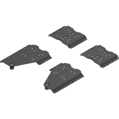 REVEGO duo, Pocketverbinder (Set), für Anwendung mit Sockel, für Pocketseitendicke 18 bis 19 mm, schwarz