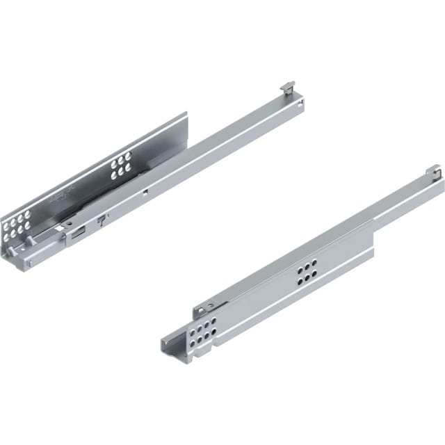 TANDEM BLUMOTION Teilauszug, Führung, 30 kg, NL=350 mm, für Kupplung, links/rechts, verzinkt