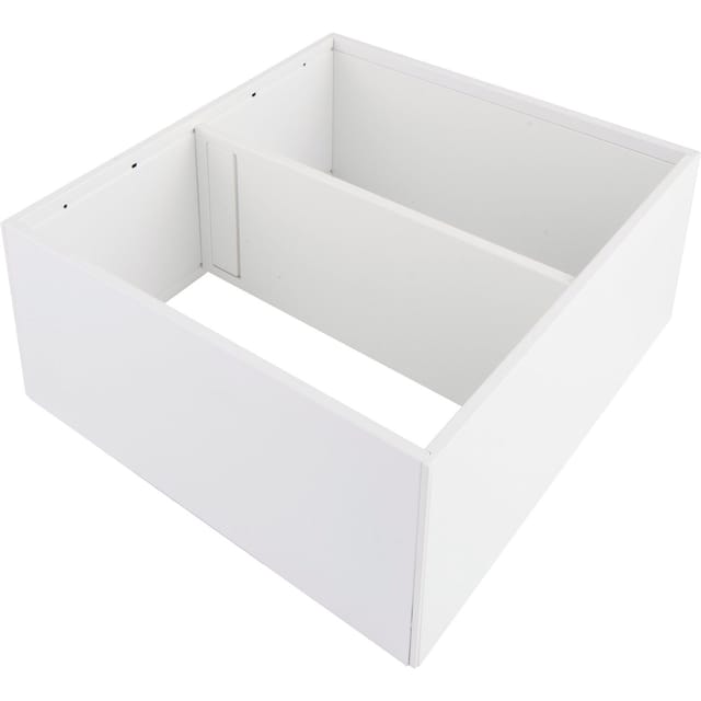 AMBIA-LINE Rahmen, für LEGRABOX/MERIVOBOX Frontauszug, Stahl, ab NL=270 mm, Breite=242 mm, seidenweiss matt