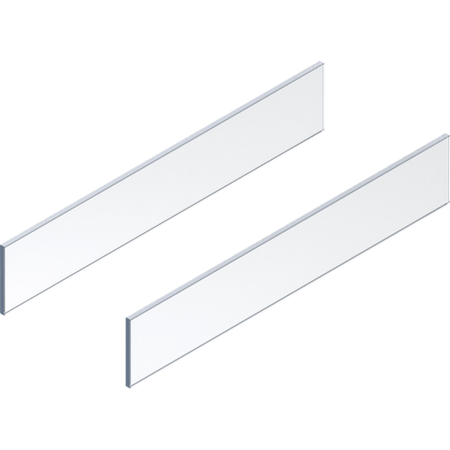 MERIVOBOX Einschubelement - Seite, Höhe E (95 mm), NL=600 mm, Glas klar, 2 Stk. im Set, klar