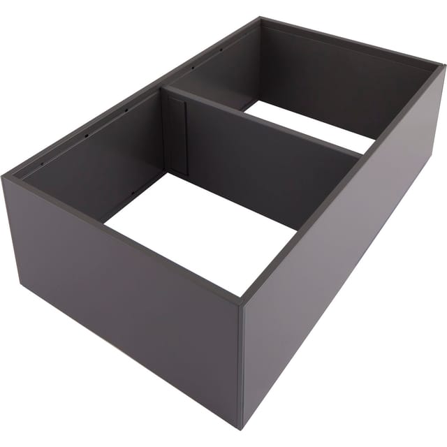 AMBIA-LINE Rahmen, für LEGRABOX/MERIVOBOX Frontauszug, Stahl, ab NL=400 mm, Breite=218 mm, oriongrau matt