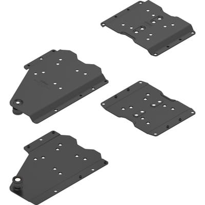 REVEGO duo, Pocketverbinder (Set), für Anwendung ohne Sockel, für Pocketseitendicke 18 bis 19 mm, rechts, schwarz