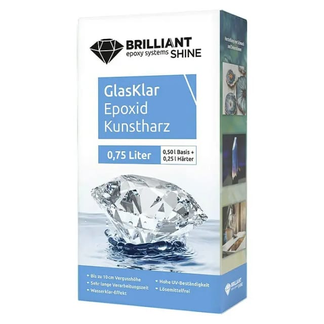 Epoxy Systems- GlasKlar Epoxid Kunstharz, 0,75 l
