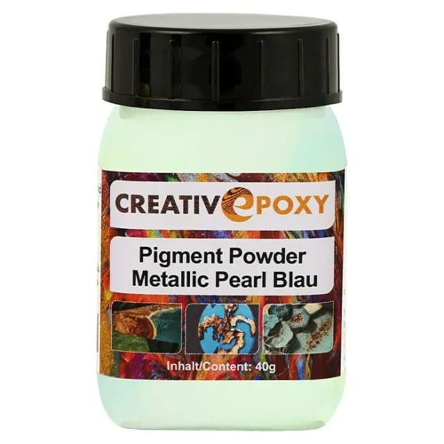 Pigment Powder Metallic Pearl Blue, 40 g