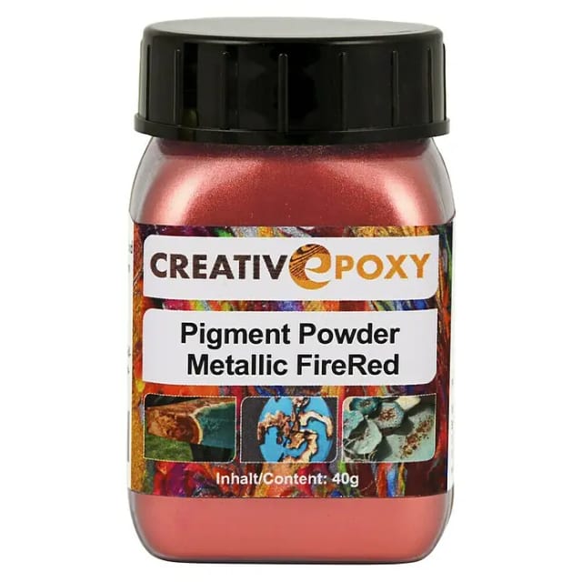 Pigment Powder Metallic FireRed, 40 g