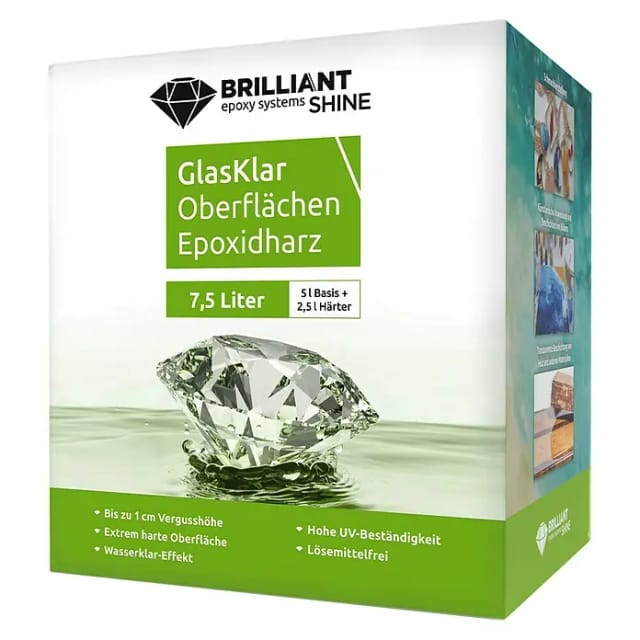 Epoxy Systems- GlasKlar Oberflächen Epoxidharz, 7,5 l